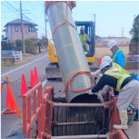 茂原送水場敷設工事写真2